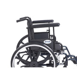 Viper Plus GT Wheelchair with Flip Back Removable Adjustable Full Arms, Swing away Footrests, 20" Seat